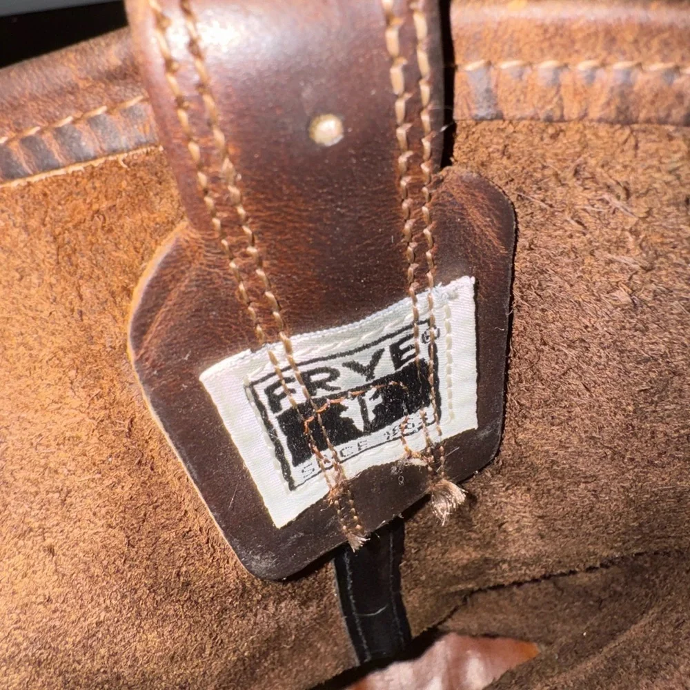 Frye Brown Leather Heeled Boots - Picture 5 of 7